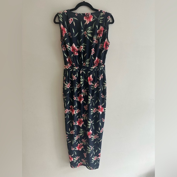 Tropical Midi Length Dress Size XS - Picture 3 of 5